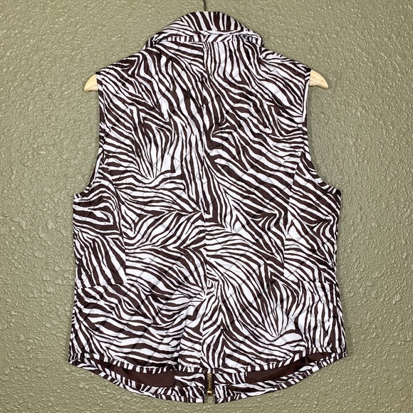 MICHAEL KORS Zebra Puffer Vest - Picture 7 of 11